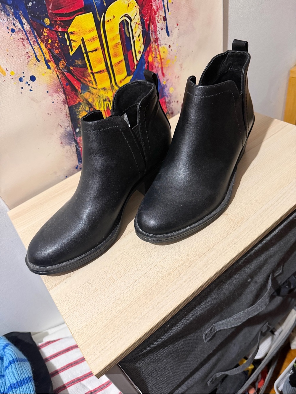 Black Women's Ankle Boots - Classic Chelsea Style